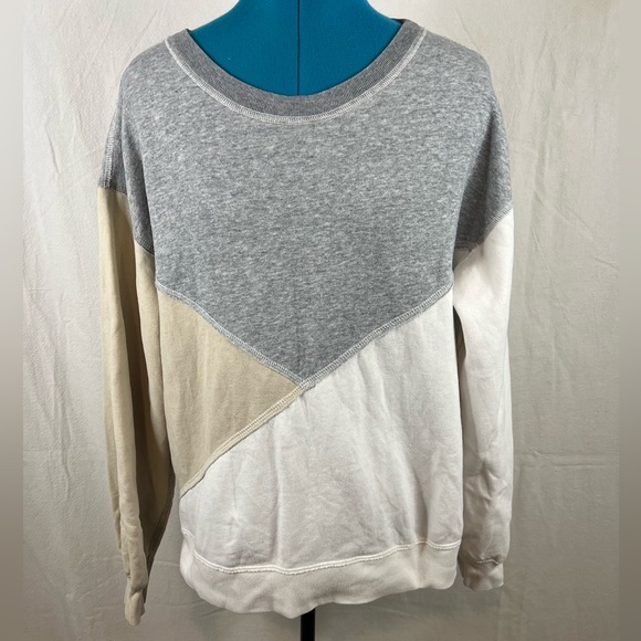 Abercrombie & Fitch So Soft Color Block Sweatshirt - Picture 1 of 3